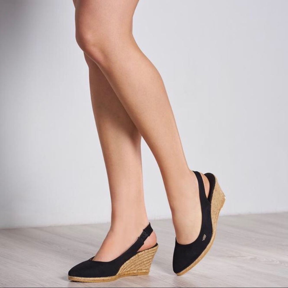 NWT Viscata Lloret Canvas Espadrille Wedges Sz 10